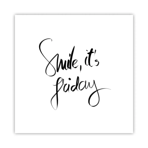 Poster - Echte vreugde - 40x40 cm