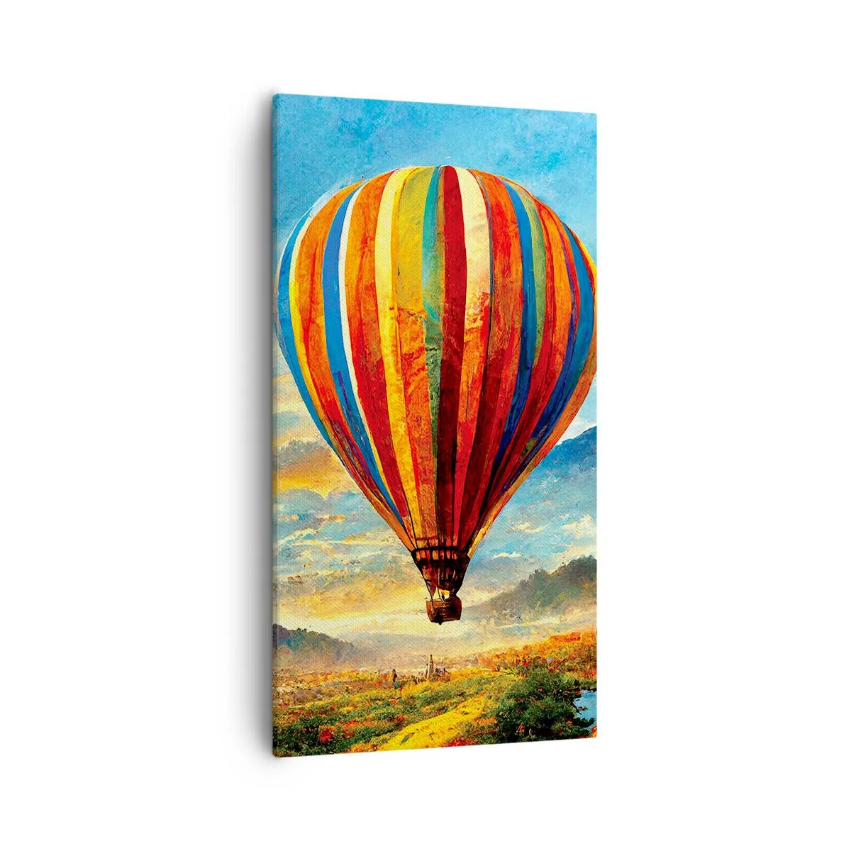 Schilderen op canvas - In stilte zie je meer - 55x100 cm