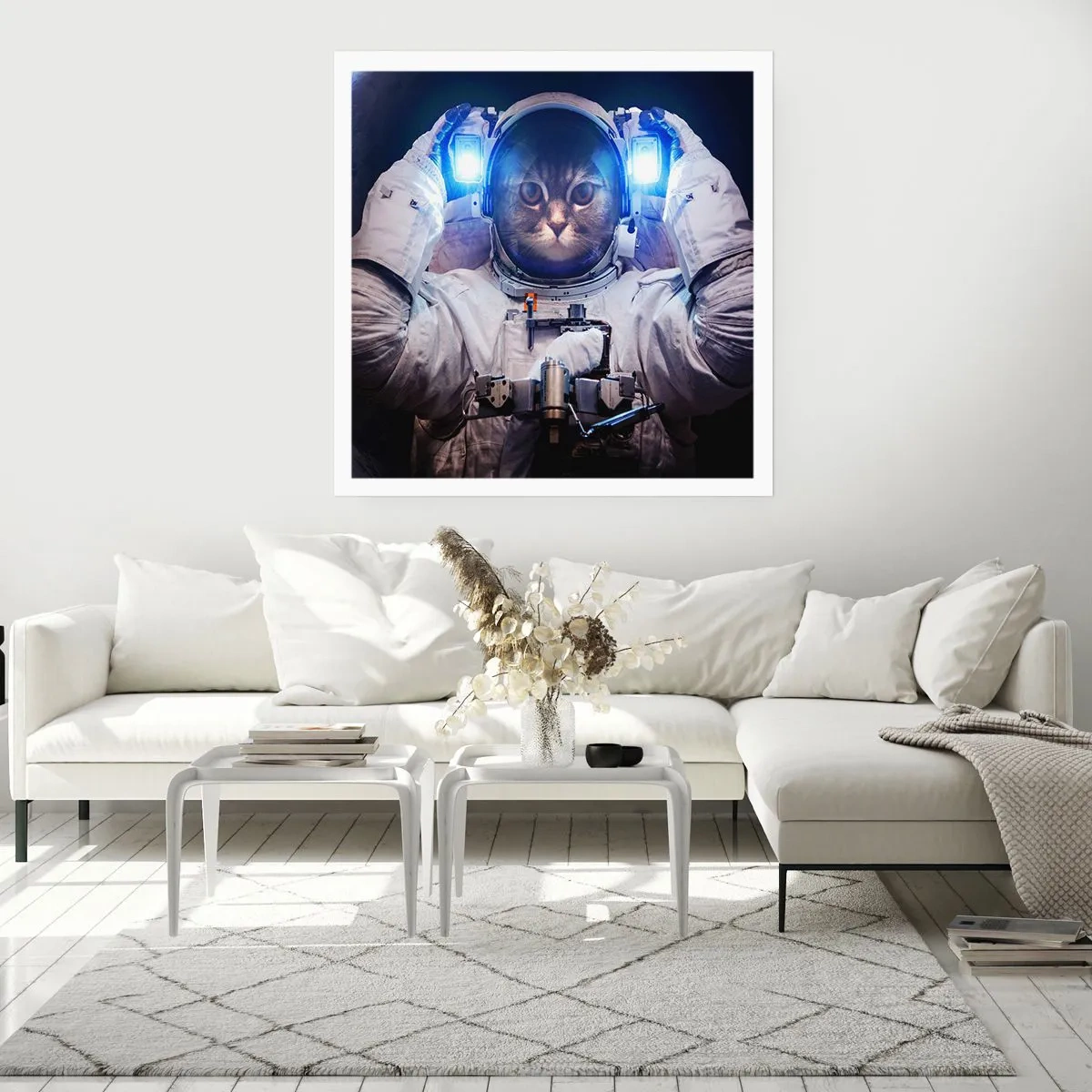 Poster - Houston, je hebt een probleem - 40x40 cm