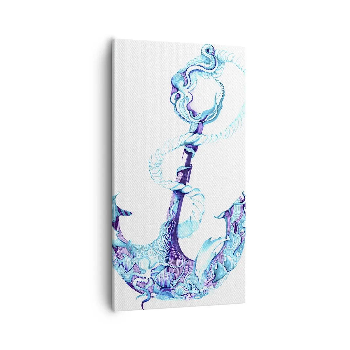 Schilderen op canvas - De vertrouweling van de geheimen van de zee - 55x100 cm