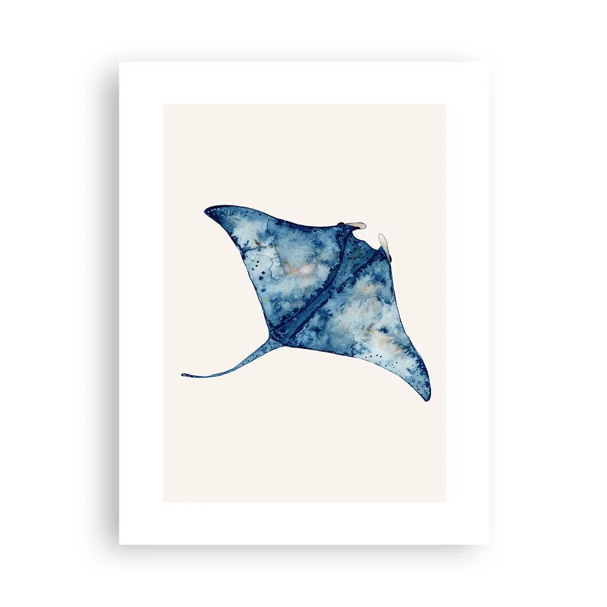 Poster - Leven in blauw - 30x40 cm