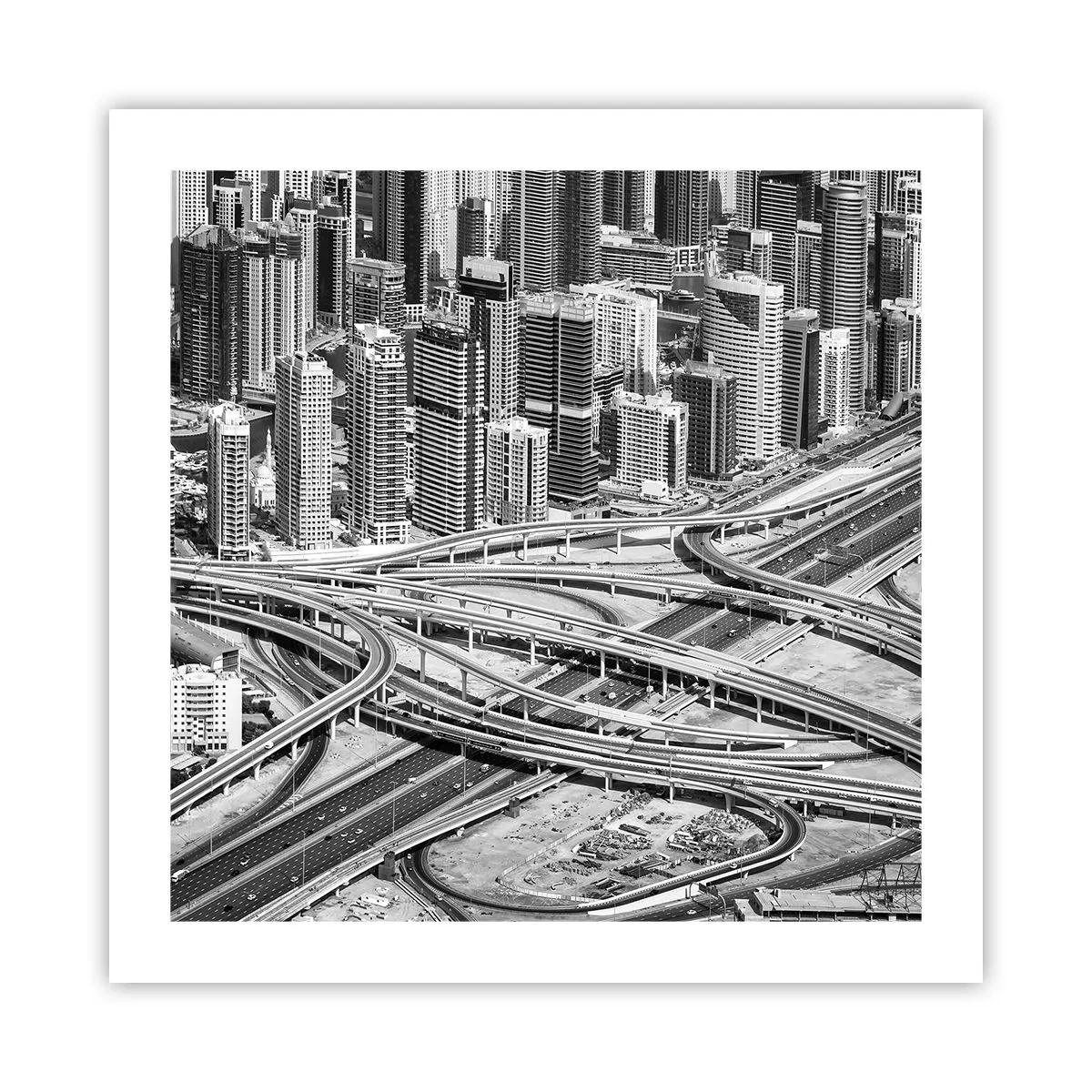 Poster - Dubai - de onmogelijke stad - 50x50 cm