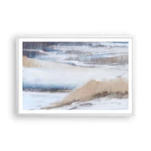 Poster in een witte lijst - Winterse compositie - 91x61 cm