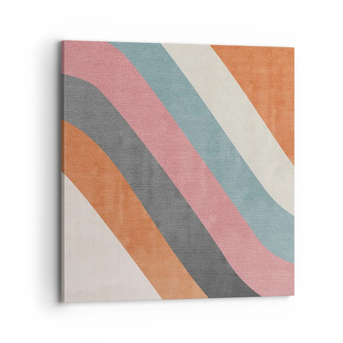 Schilderen op canvas - Diagonale compositie – beweging - 70x70 cm