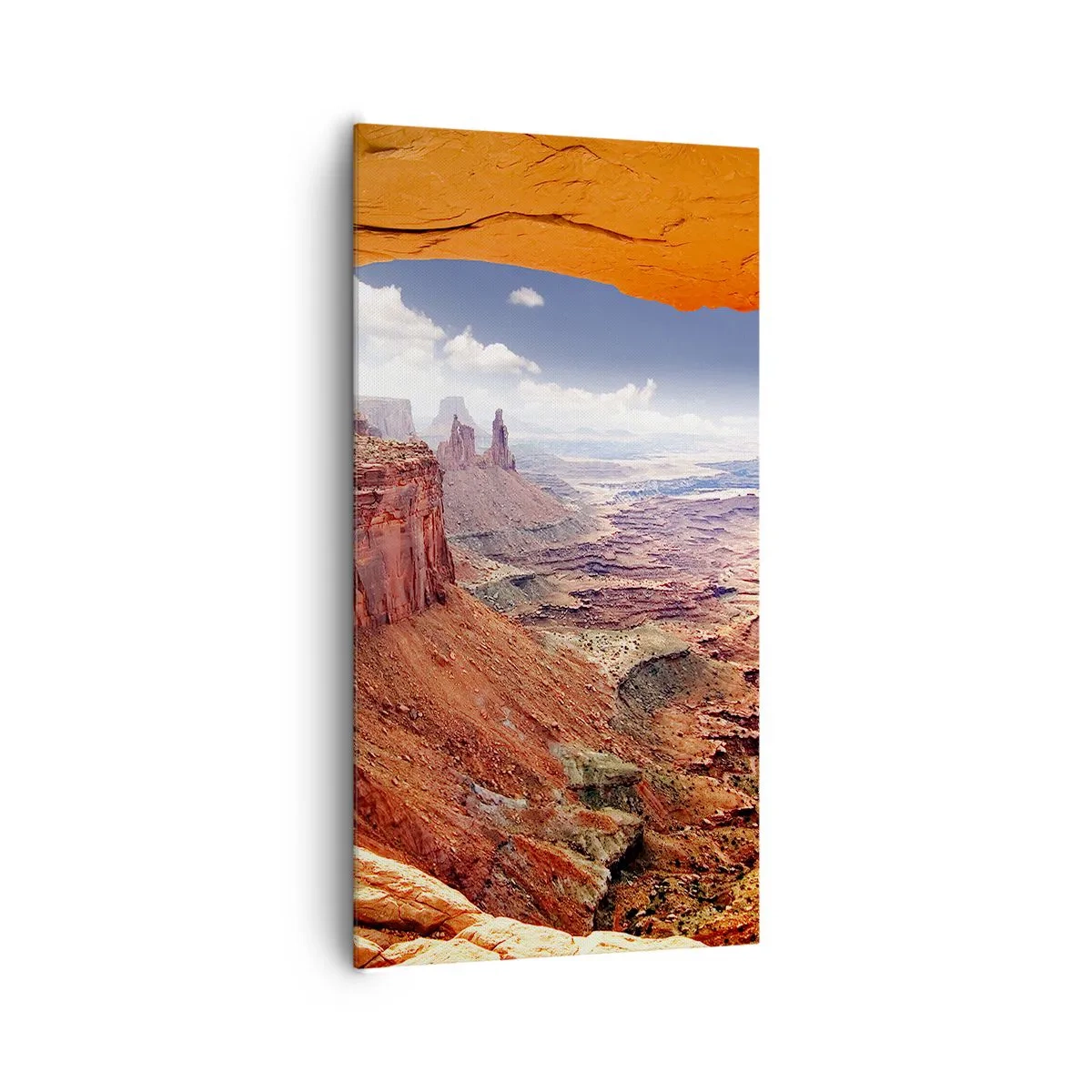 Schilderen op canvas - Door de natuur zelf gebeeldhouwd - 65x120 cm