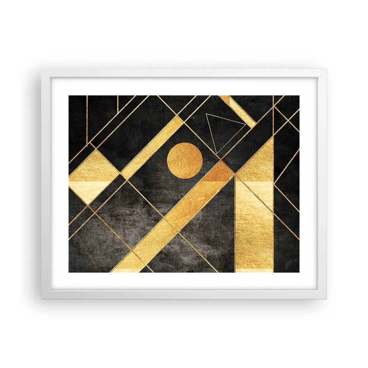 Poster in een witte lijst - De zon van de woestijn - 50x40 cm