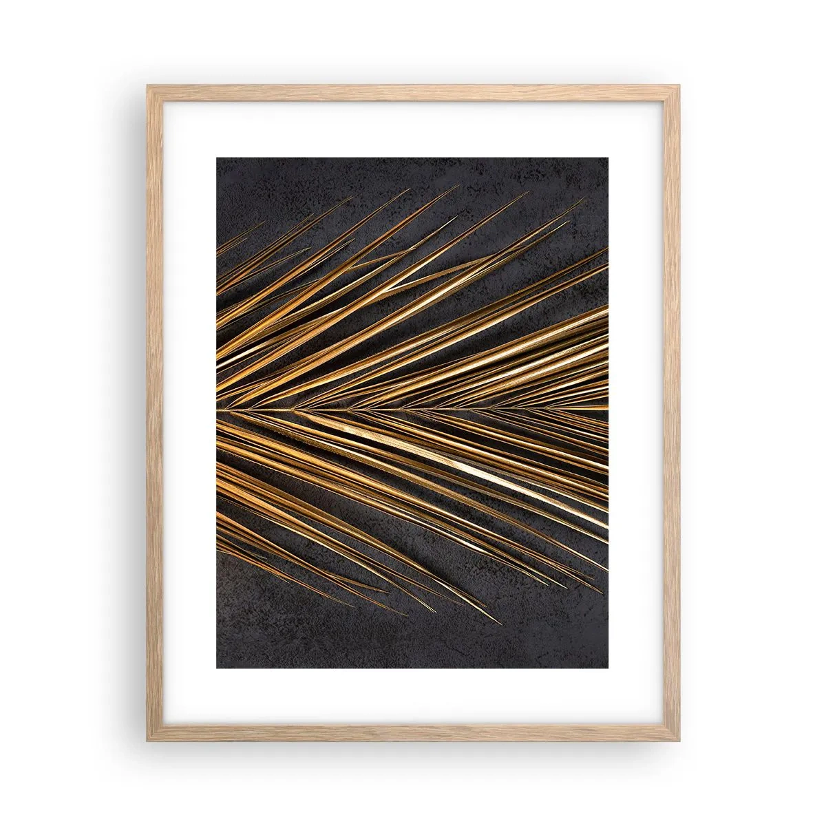 Een poster in een licht eiken lijst - Het goud van de tropen - 40x50 cm