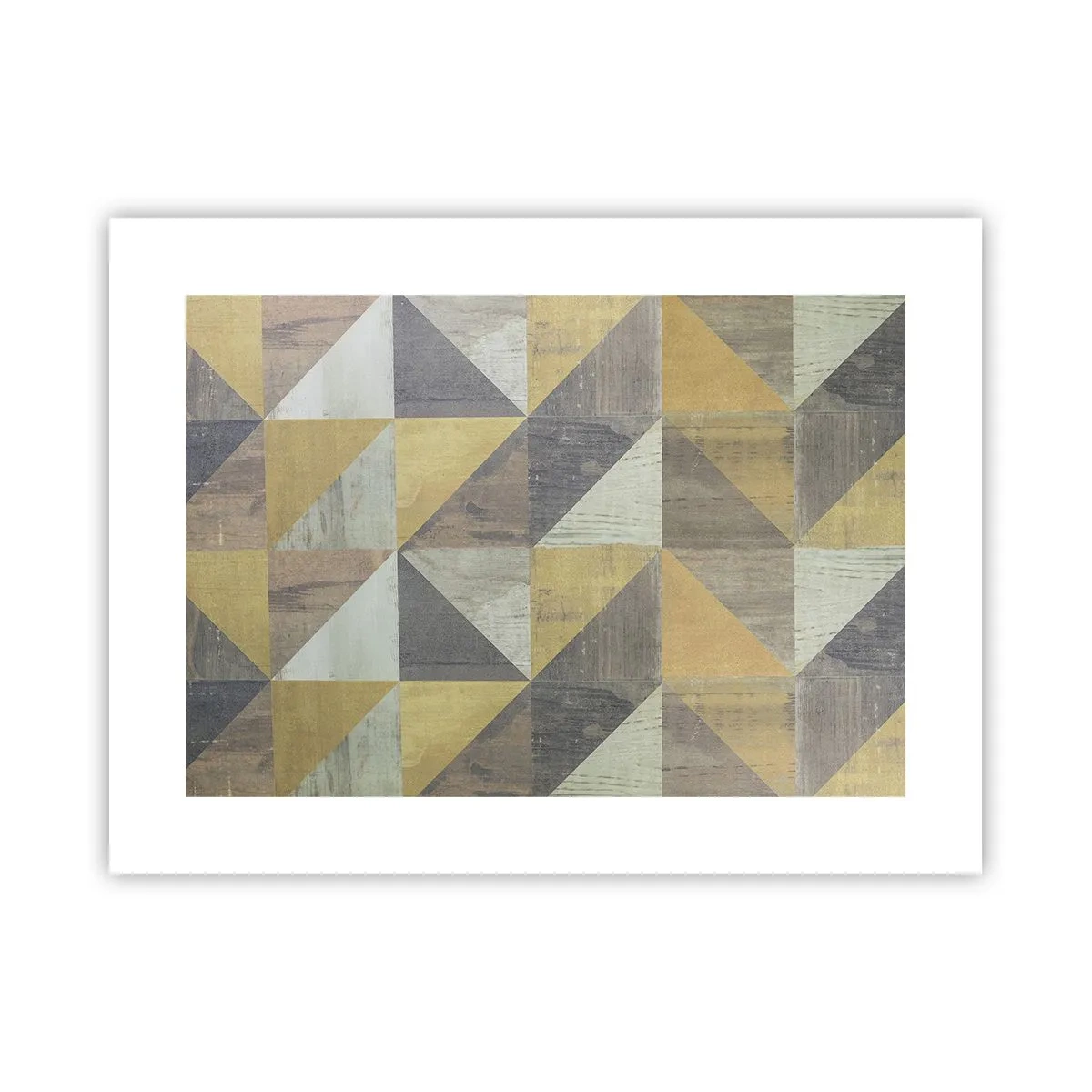 Poster - Op de hoek van de driehoek - 40x30 cm