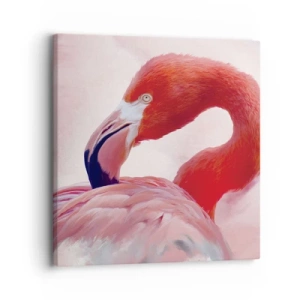 Schilderen op canvas - Vogel schoonheid - 30x30 cm