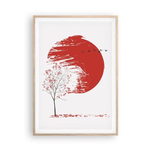 Een poster in een licht eiken lijst - Kent u dit land? - 70x100 cm