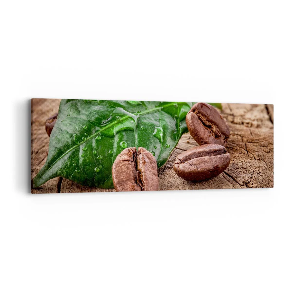 Schilderen op canvas - De meest ware en zwarte - 90x30 cm