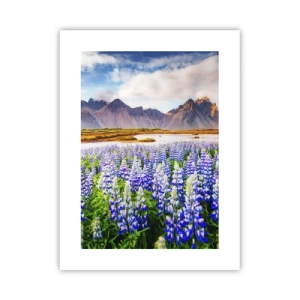 Poster - Kracht en soberheid naast zachtheid - 30x40 cm