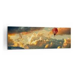 Schilderen op canvas - Ik vlieg omdat ik dat wil - 160x50 cm