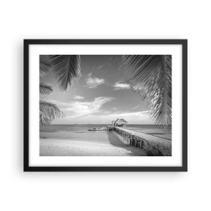 Poster in een zwarte lijst - Herinnering of droom? - 50x40 cm