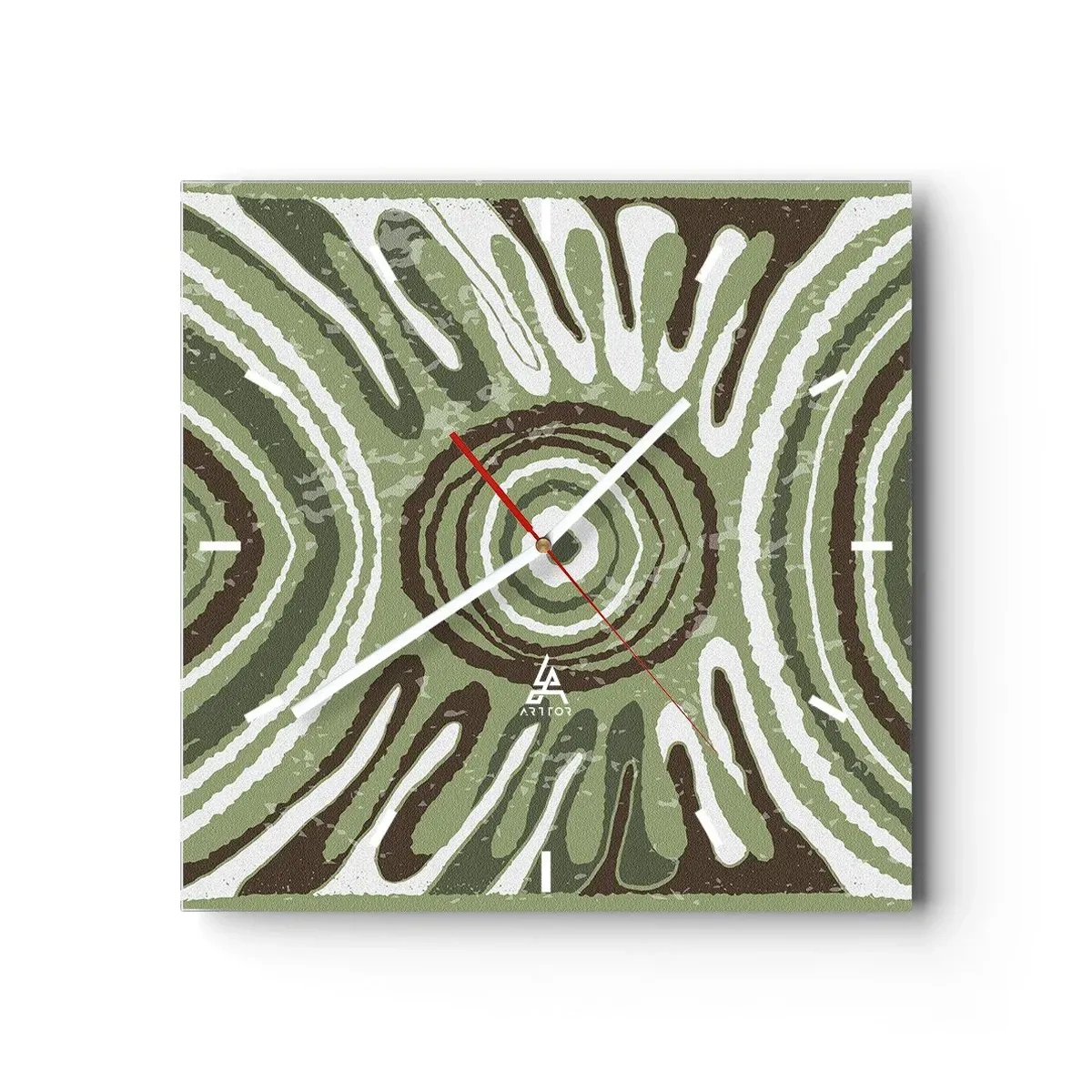 Wandklok - Klok - Een explosie van emoties - 30x30 cm