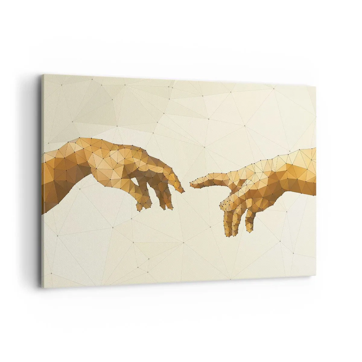 Schilderen op canvas - Goddelijke geometrie - 120x80 cm