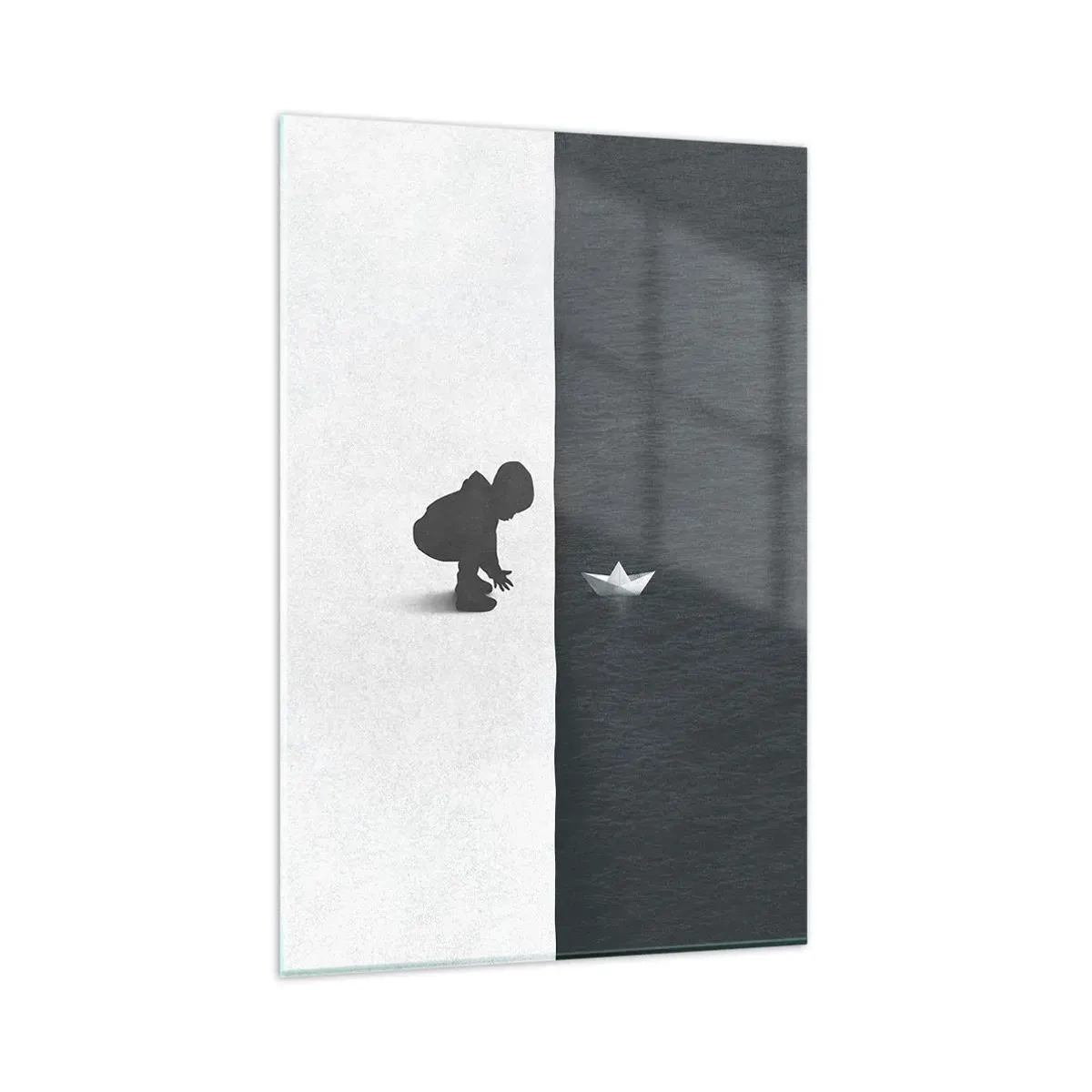 Schilderen op glas - Geweldige expeditie - 80x120 cm