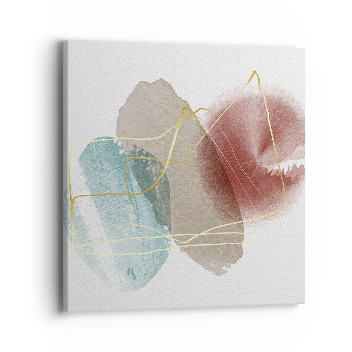 Schilderen op canvas - Koralen van de ruimte - 40x40 cm