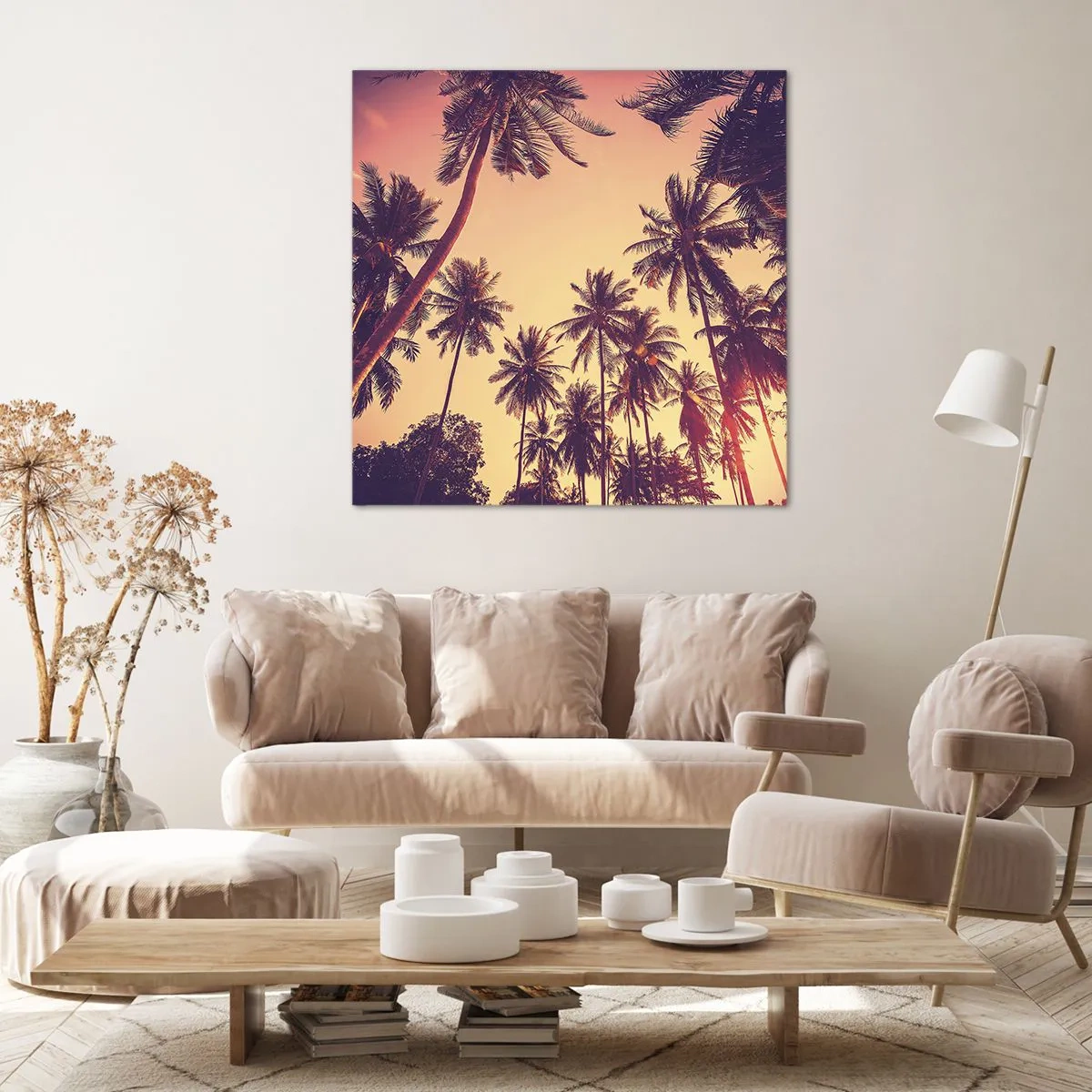 Schilderen op canvas - Een tropische variant - 30x30 cm