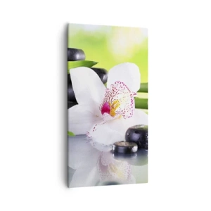 Schilderen op canvas - Koele frisheid - 55x100 cm