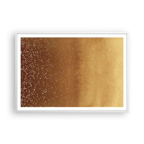 Poster in een witte lijst - De geboorte van het licht - 100x70 cm