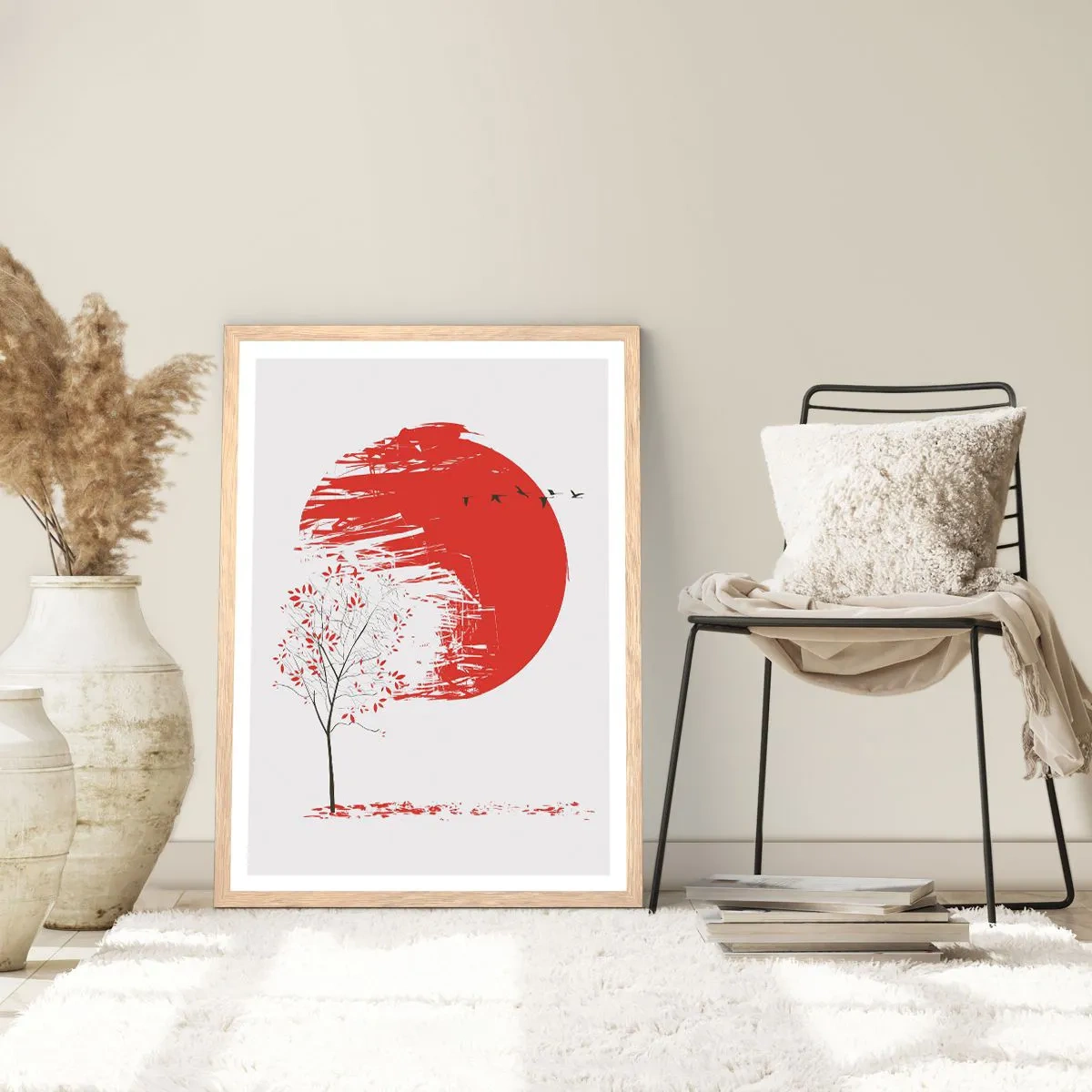 Een poster in een licht eiken lijst - Kent u dit land? - 30x40 cm