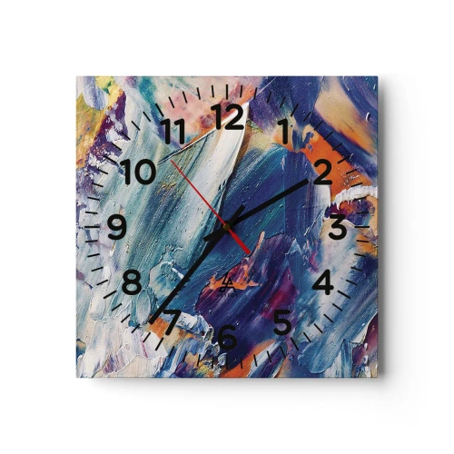 Wandklok - Klok - Kleur verwarring - 40x40 cm