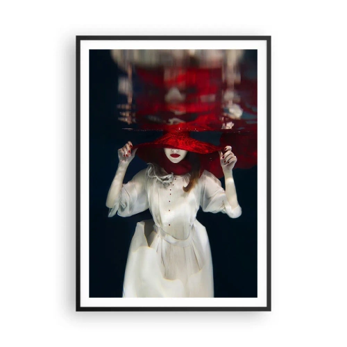 Poster in een zwarte lijst - Hatelijke godin in de Slavische mythologie - 70x100 cm