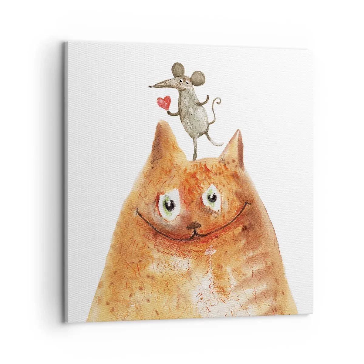 Schilderen op canvas - De paradoxen van de liefde - 50x50 cm