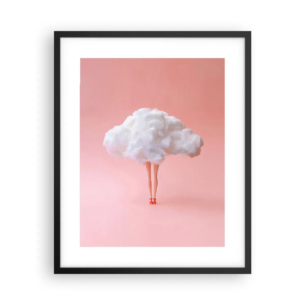 Poster in een zwarte lijst - Zoete belofte - 40x50 cm