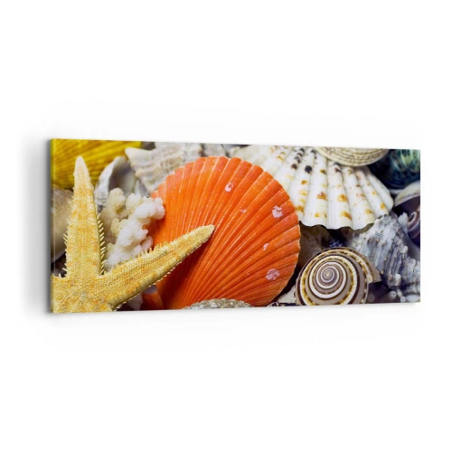 Schilderen op canvas - Oceaan schatten - 120x50 cm