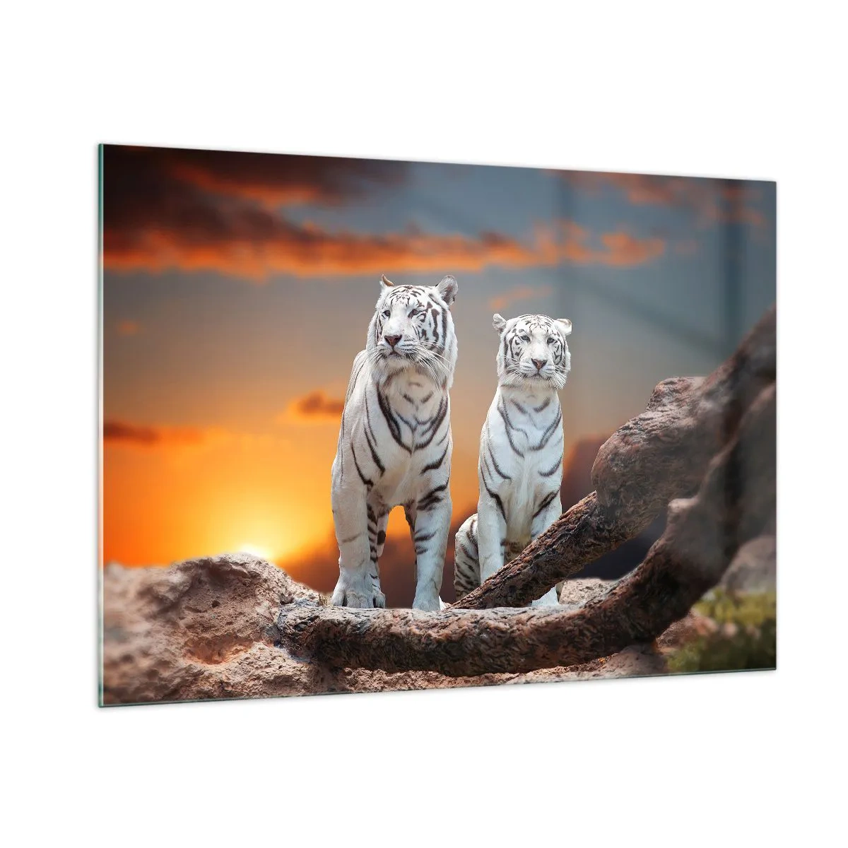 Schilderen op glas - Net als in Narnia - 100x70 cm