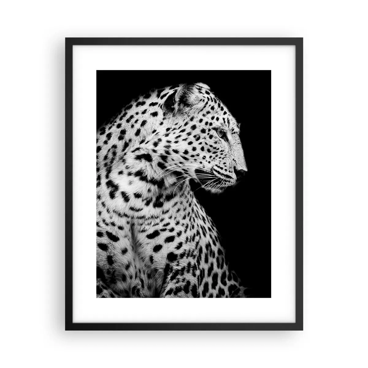 Poster in een zwarte lijst - Juist profiel perfect! - 40x50 cm