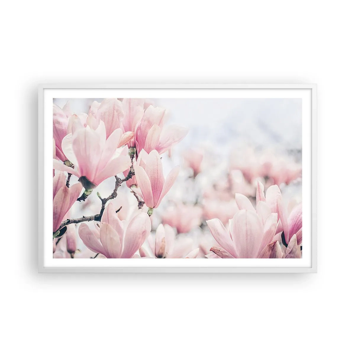 Poster in een witte lijst - Het ideaal van subtiliteit - 91x61 cm