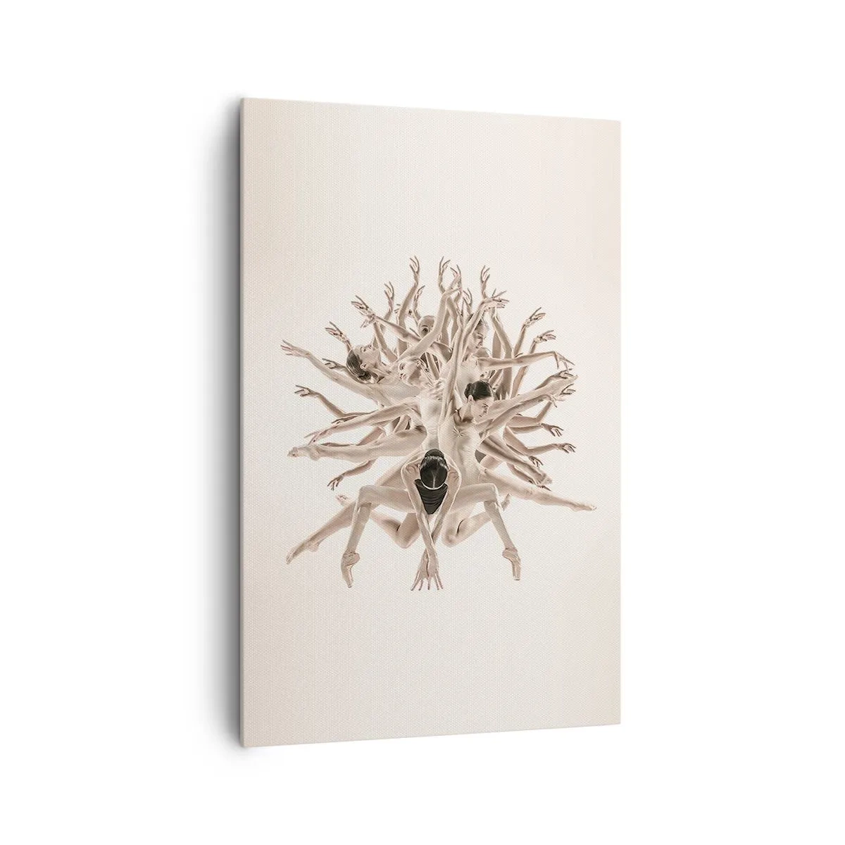 Schilderen op canvas - Bloeiend in dans - 80x120 cm