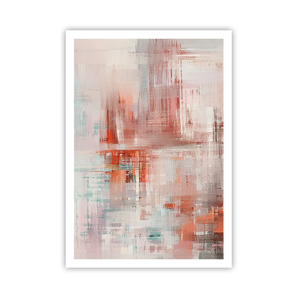 Poster - Vaag. Maar roze - 70x100 cm