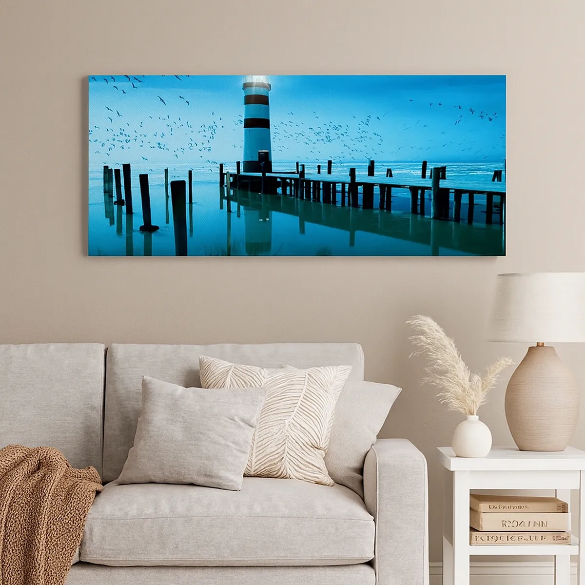 Schilderen op canvas - En je bent niet bang in het donker - 30x30 cm