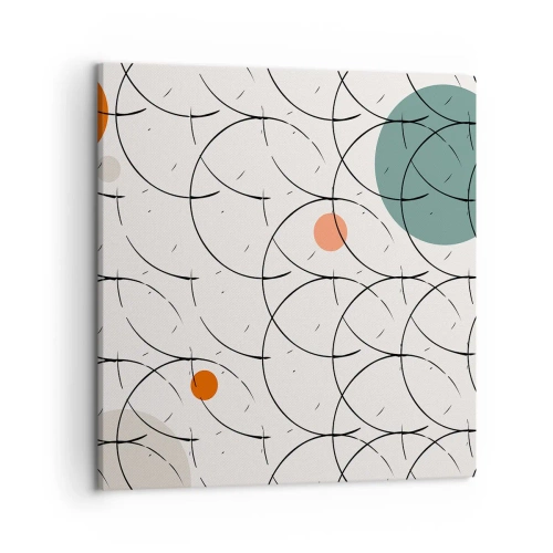 Schilderen op canvas - In de pop-art-sfeer - 50x50 cm