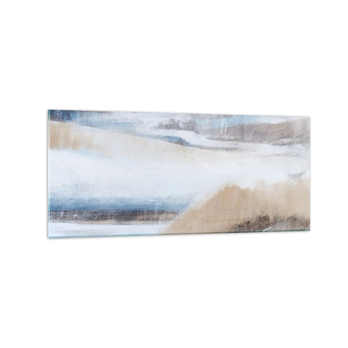 Schilderen op glas - Winterse compositie - 120x50 cm