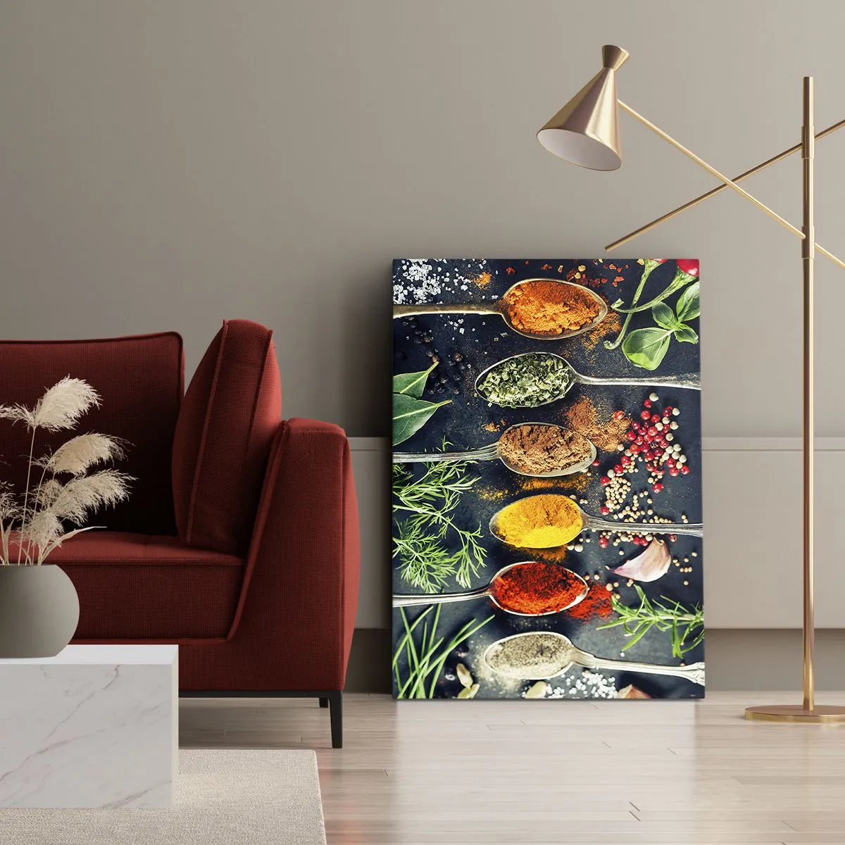 Schilderen op canvas - Culinaire magie - 70x100 cm