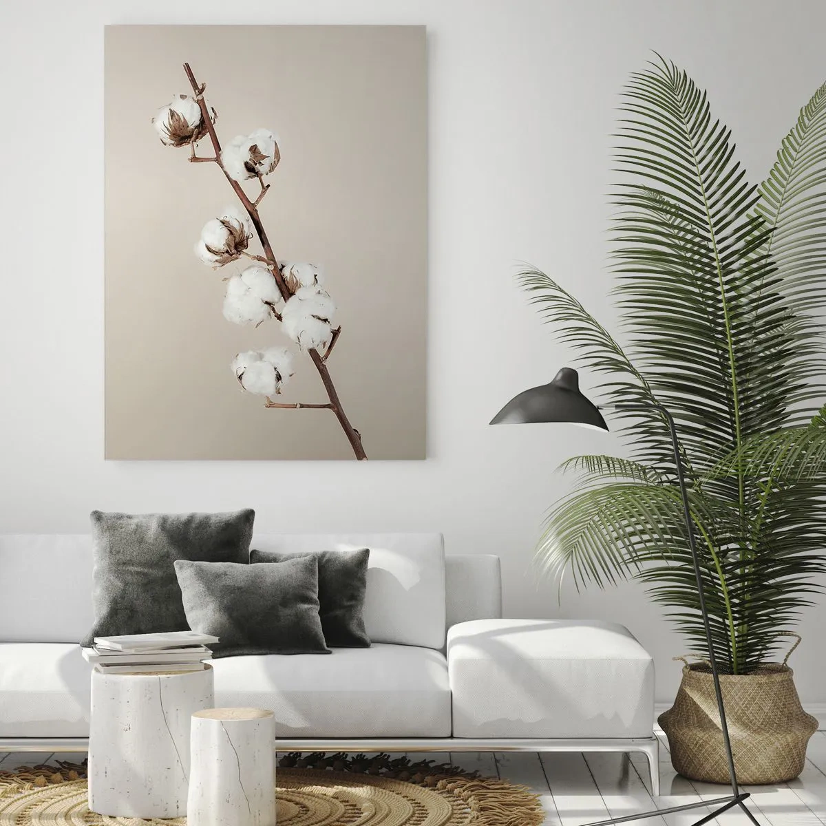 Schilderen op glas - Aan de bron van zachtheid - 70x100 cm