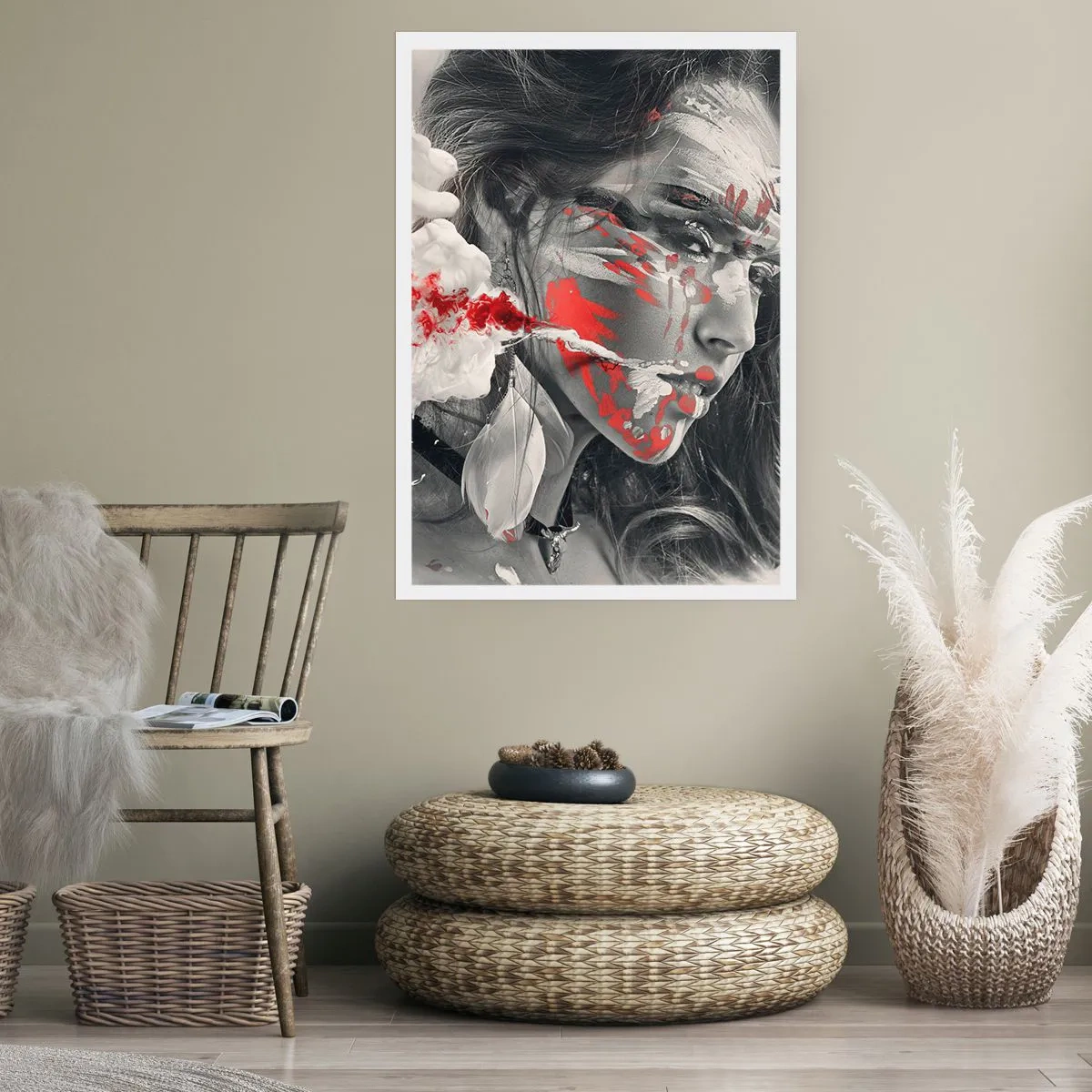 Poster - In de dampen van absurditeit - 40x50 cm