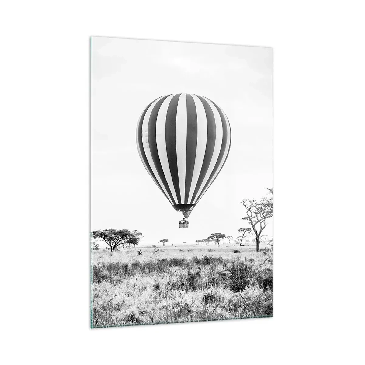 Schilderen op glas - Boven de savanne - 50x70 cm