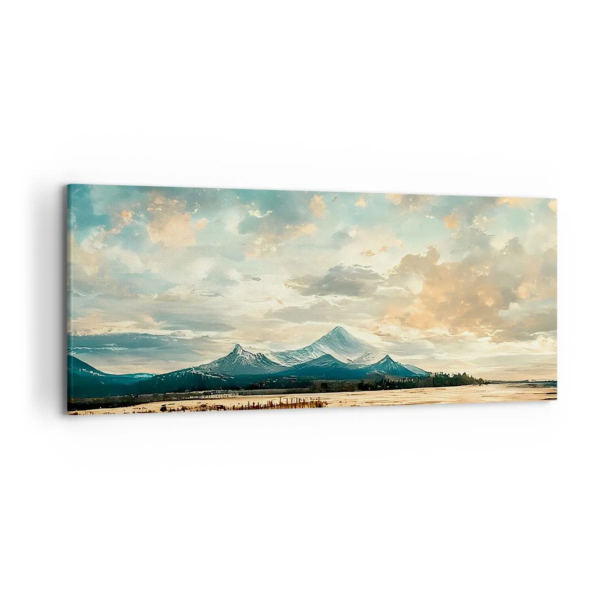 Schilderen op canvas - Onder bescherming van de hemel - 120x50 cm