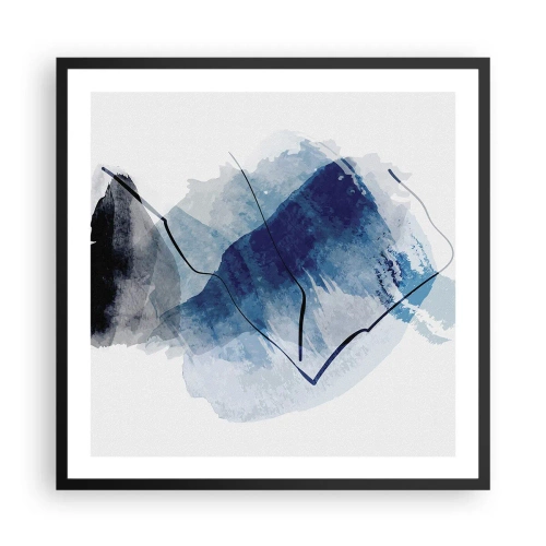 Poster in een zwarte lijst - Ijsberg - 60x60 cm