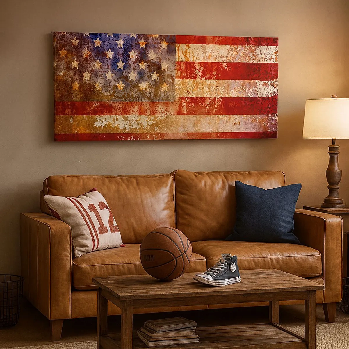 Schilderen op canvas - Glorie vervaagt niet - 100x40 cm