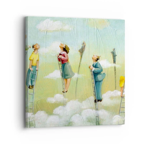 Schilderen op canvas - Achter je droom - 30x30 cm