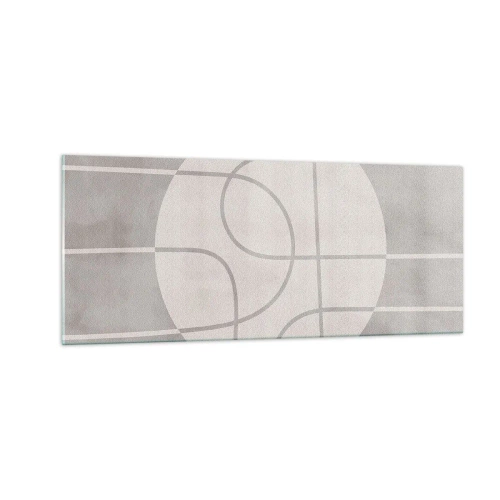 Schilderen op glas - Rond en rechtdoor - 100x40 cm