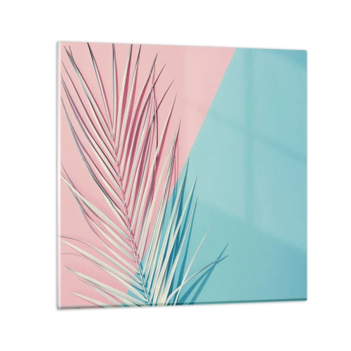 Schilderen op glas - Tropische impressie - 30x30 cm