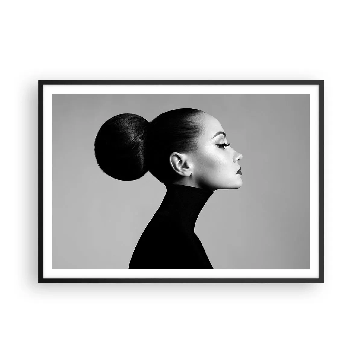 Poster in een zwarte lijst - Moderne Nefertiti - 100x70 cm